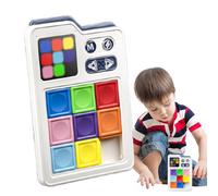Sliding Block Puzzle, Jigsaw Slide Machine, Sliding Puzzle Game More Than 1000 Levels Electronic Brain Teaser Fun for Children Aged Over 6