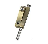Sliding Bolt Lock, Revolving Door Bolts Barrel Bolt Door Latch Surface-Mounted Spring Door Locks Bolts Sliding Barrel Latch Lock(Green Patina)