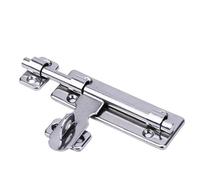 Sliding Bolt Lock,Snap-on Sliding,2 Pcs 4/6 /8INCH Stainless Steel Door Latch Lock Bolt Hasp Staple Gate Safety Security Window Catch(4 inch)
