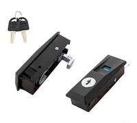 Sliding Cabinet Door Lock with ABS Body and Zinc Alloy Mechanism plus Red Locked Blue Unlocked Display (B)