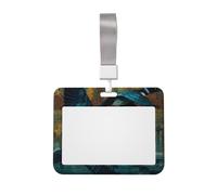 Sliding Chest Loon Birds Badge Protective Case, Id Card Information Protective Case, Suit for Offices, Conference Rooms, Schools, Etc.