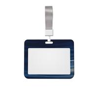 Sliding Chest Polar Bears Badge Protective Case, Id Card Information Protective Case, Suit for Offices, Conference Rooms, Schools, Etc.