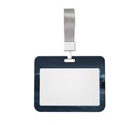 Sliding Chest Polar Bears Badge Protective Case, Id Card Information Protective Case, Suit for Offices, Conference Rooms, Schools, Etc.