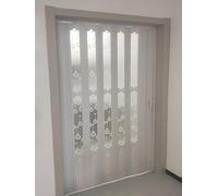 Sliding Closet Door, Accordion PVC Retractable Partition for Doorway, Kitchen, Bathroom, Interior Room Divider, Hidden Temporary Space Solution