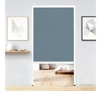 Sliding Closet Doors,Accordion Door Pull Down Screen, Room Divider, Foldable Concertina Doors for Bedroom, Doorway Access(Dark Blue,73x80in(185.5x203cm))