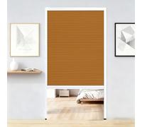 Sliding Closet Doors,Accordion Door Pull Down Screen, Room Divider, Foldable Concertina Doors for Bedroom, Doorway Access(Orange,45x80in (114.5x203cm))