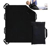 Sliding Cloth for Bedridden People 100 x 120 cm, Non-Slip Cloth Care with 6 Handles, Transfer Board for Patient Lifters for Elderly and Bedridden Patients, Sliding Mat Care, Reusable and Washable