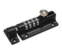 Sliding Combination Bolt Combi Bolt Latch Keyless Combination Door Bolt Gate Lock 4 Digit Pin Dial Slide Bolt for Sheds Cupboards Fences