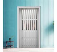Sliding Concertina Door - Clear PVC Plastic Internal Panel Divider, 12mm Thick, 152x178cm