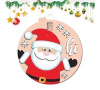 Sliding Countdown to Christmas Ornament, Sliding Countdown Christmas Tree Ornament, Countdown Calendar with Wooden Pendant, Multi-Purpose Pendant Decoration for Wall, Cabinet, Bookcase