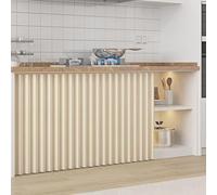 Sliding Curtain for Kitchen Cabinets, Open Shelves & Bookcases, Dustproof Privacy Drapes for Home Organization, 80x90cm