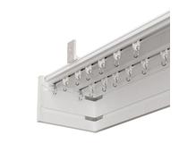 Sliding Curtain Pelmet Cover Box for Ceiling Mount, Versatile Track Cassette Solution for Bedroom, Attics, Bathroom Window Decor