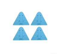 Sliding Door And Window Security Clasp ABS Plastic Child Safety Device Tool-Free Install Concealed Switch Fits 9x7x4cm Tracks 4-Pack Blue Pink White For Toddlers Preschoolers Home(blue)