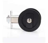 Sliding Door Bathroom Balcony Interior Kitchen Double Built-in Invisible Hook Lock 1Pcs(Have the Key 4)