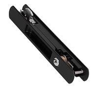 Sliding Door Buckle Lock, Sliding Door Lock, Black Copper Zinc Alloy Lock, Hook Latch, Furniture Hardware for 27-29mm Thick Sliding Doors, Handlesets