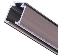 Sliding Door Bypass Track Hardware Kit - Durable Aluminum Alloy Rail System for Smooth and Silent Operation(Purple,280cm)