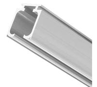 Sliding Door Bypass Track Hardware Kit - Durable Aluminum Alloy Rail System for Smooth and Silent Operation(Gray,280cm)