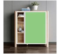 Sliding Door Cabi: Push-Pull Privacy Drapes, No Drill Kitchen/Bookcase Solut, Green 90x130cm - Slish & Functal Sto Soluts