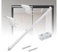 Sliding Door Closer, Self-Closing Pneumatic Buffer with Adjustable Speed, Aluminum Alloy Dust Cover for Smooth Operation on Various Sliding Doors