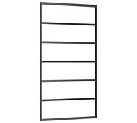 Sliding Door ESG Black Building Material Door Multi Patterns Multi Size vidaXL