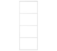 Sliding Door ESG Glass and Aluminium 76x205 cm White Barn Interior vidaXL