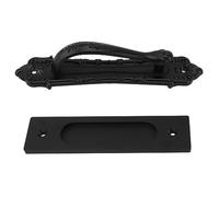 Sliding Door Handle, Aluminum Alloy Double Sided Door Pull Handles Closet Barn Sliding Barn for Gate Cabinet
