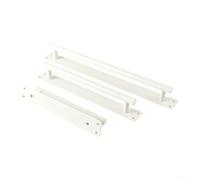 Sliding Door Handle Built From Premium Aluminum Alloy With Thickened Base And Ergonomic Round Profile(225mm White)