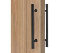 Sliding Door Handle - Double-Sided Glass Door Pull, Flush Pull for Internal/External Entry, Commercial Push Bar Handle Kit, Durable and Stylish Design