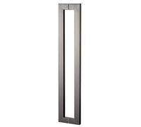 Sliding Door Handles, Handle Pull Barn Gate, Modern Square Hardware for Garage Bar Shed Warehouse, Mirror(Silver#2,Length 60cm(23.6in))