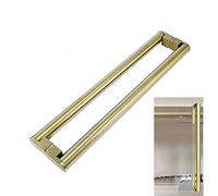 Sliding Door Handles, Push and Pull Handle,Stainless Steel Replacement,Glass Knobs,for Conference Room,Barn (C 830mm)(B,1030mm)