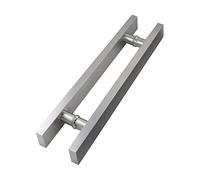 Sliding Door Handles, Push and Pull Shower Handle,Conference Room,Glass Shed,Stainless Steel Grab Bar,Silver/Matte Black (Silver 800mm)(Silver,1200mm)