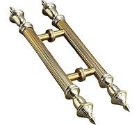 Sliding Door Handles, Retro Entrance Glass Handle,60/80/100/120cm Long Push Bar,for Home/Front Door/Hotel/Restaurant,Fitted (D 100cm/39.4in)(D,60cm/23.6in)