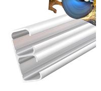 Sliding Door Hardware,Customizable Sliding Door Hardware Kit - Cuttable Double Track System for Up to 260lbs Bypass Doors, Perfect for Commercial/Residential Bi-fold Applications (20ft, Sil