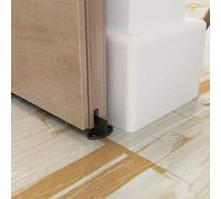 Sliding Door Hardware Floor Guide, 2410pcs, Keeps Barn Doors Aligned, Prevents Swinging Out for Stable Use (10pc)