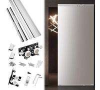 Sliding Door Hardware,Heavy Duty Sliding Door Hardware Kit with Soft Close Mechanism, Quiet Ghost Door Track System for Smooth Operation, Ideal for Indoor & Outdoor Use