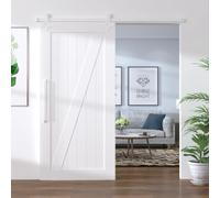 Vidaxl Sliding Door Hardware Kit 183 Cm Steel White