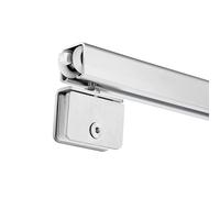 Sliding Door Hardware Kit for 5-8mm s Doors with Rollers, Ceiling-Mounted Sliding System for Boohelves & CABI - 2.4m/7.9ft Length