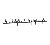 Sliding Door Hardware Kit Interior Door Barn Door Track Steel Black vidaXL