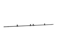 Sliding Door Hardware Kit Interior Door Barn Door Track Steel Black vidaXL