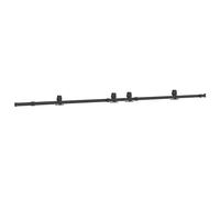 Sliding Door Hardware Kit Interior Door Barn Door Track Steel Black vidaXL