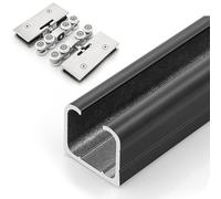 Sliding Door Hardware Kit Silver h 5.4m/17.7ft s Door Track for Commercias & STO Areas Ideal for Studios Smooth Easy Installat