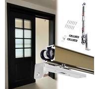 Sliding Door Hardware Kit - Soft Close Pocket Door Track System with Silent Roller for Closet Doors Easy Installation Smooth Operation Ideal for Home Renovation.