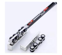 Sliding-Door-Hardware Sliding Door Hardware Accessories Kit, Quiet Soft Close Track Roller, Ground Guide Rail & Wall Mount Brackets(11ft/132in/3.4m)