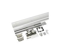 Sliding Door Hardware, Two-Way Buffer, Invisible Track for Bedroom Partition, Space Saving Design, Modern Aesthetics