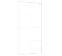 Sliding Door Inner Glass Door Sliding Barn Door Aluminium and ESG Glass vidaXL