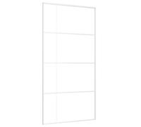 Sliding Door Inner Glass Door Sliding Barn Door Aluminium and ESG Glass vidaXL