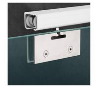 Sliding Door Kit for 2-6 Doors 2.4m/7.8ft White & Black s Track System F Mount for Kitchen Hardware Easy Installat Modern Design