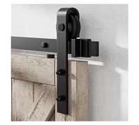 Sliding Door Kit, Sliding Barn Door Hardware Roller Set, I Shape Hanger Only Rollers Hardware, J-Shaped Hangers Rollers 2pcs,for Wooden Door(J-Shaped)