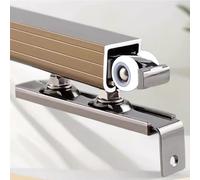 Sliding Door kit Track Rail Heavy Duty Exterior Barn Door Track and Rollers, Bypassing Sliding Box Rail Tracks for Living Rooms/Kitchens/Bedrooms/Storage Room, Concealed Hardware Kit(3.3'(101cm))