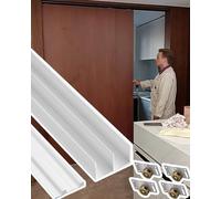 Sliding Door KitDouble Sliding Door Set for CABI with Guide and Rollers Hardware Set for Various Sizes (80300 cm / 113.1 inch) Easy Inllat SpaceSaving Solut
